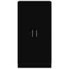 vidaXL Mueble zapatero madera contrachapada negro 55x35x108 cm