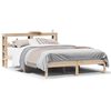 vidaXL Estructura de cama sin colch&oacute;n madera maciza de pino 120x190 cm