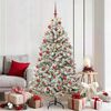 vidaXL &Aacute;rbol de Navidad artificial Verde y 180 cm PVC y Metal