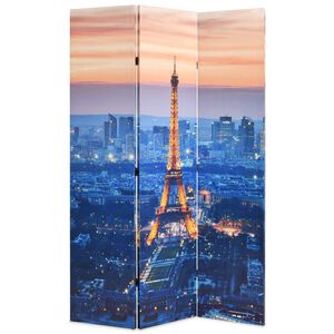 vidaXL Biombo divisor plegable 120x170 cm Par&iacute;s de noche
