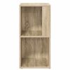vidaXL Mueble de esquina madera contrachapada roble Sonoma 33x33x67 cm