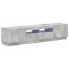 vidaXL Mueble de TV LED HOORN 3 uds. Gris Hormig&oacute;n
