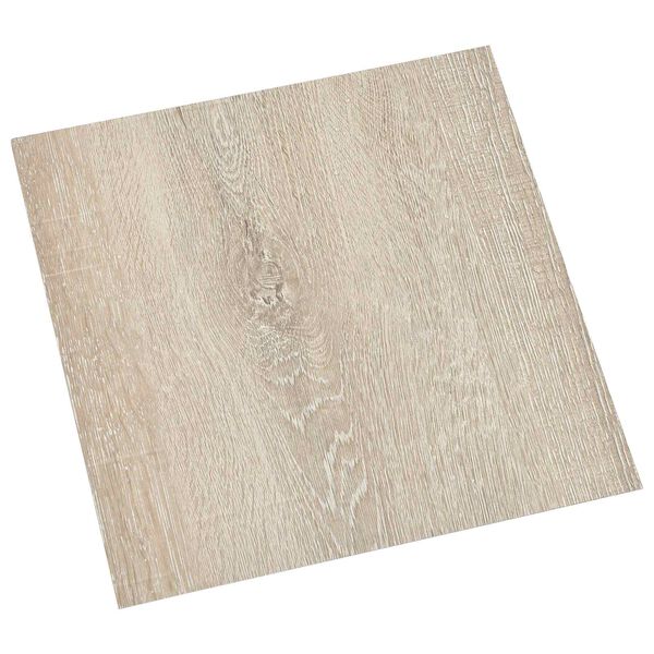vidaXL Tableros de Suelo 55 pcs Beige 5,11 m&sup2; PVC