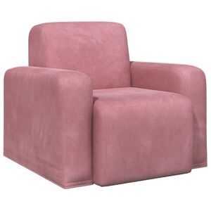 vidaXL Sill&oacute;n Rosa Terciopelo