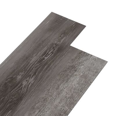 vidaXL Lamas para suelo no autoadhesivas PVC gris a rayas 5,26 m² 2 mm