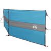 vidaXL Cortaviento de camping impermeable azul 344x120 cm