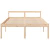 vidaXL Cama senior sin colchón madera maciza de pino 120x200 cm