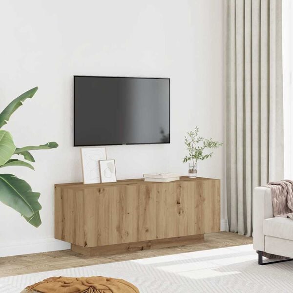 vidaXL Mueble de TV madera de ingeniería roble artisan 100x35x40 cm