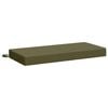 vidaXL Coj&iacute;n de banco SOEST 100% Poli&eacute;ster Verde oliva 60 x 40 x 8 cm