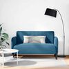 vidaXL Sof&aacute; Loveseat Terciopelo Azul 109 cm