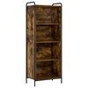 vidaXL Librer&iacute;a 55,5 x 33 x 174 cm Madera de ingenier&iacute;a Roble Ahumado