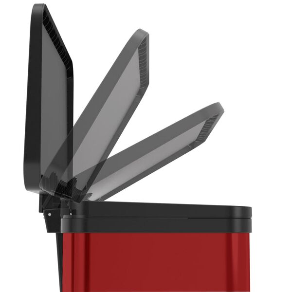 Hailo Cubo con pedal Oko Duo Plus tama&ntilde;o L 17+9 L rojo 0630-240