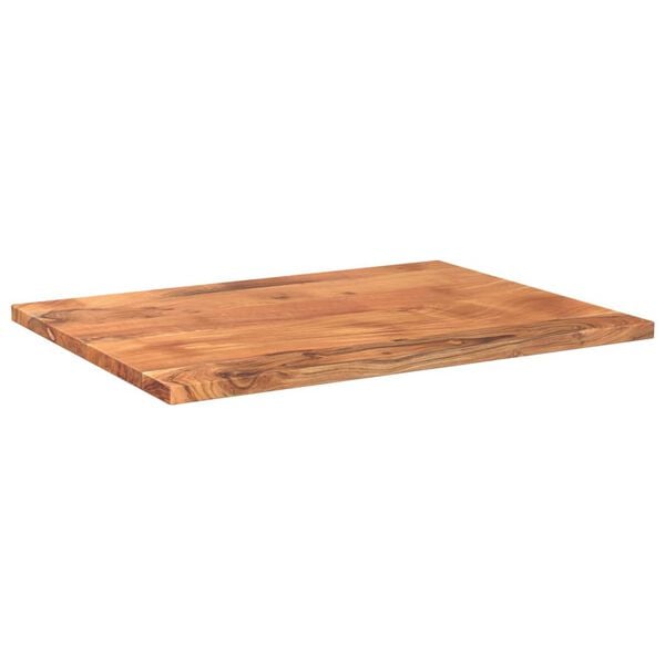 vidaXL Tablero de mesa rectangular madera maciza acacia 80x60x2,5 cm