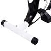 vidaXL Bicicleta estática con resistencia de cinta negra