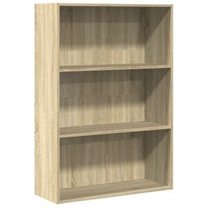 vidaXL Estanter&iacute;a de madera de ingenier&iacute;a roble Sonoma 80x30x114 cm