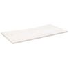 vidaXL Tablero de escritorio madera maciza pino blanco 100x60x2,5 cm