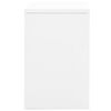 vidaXL Armario archivador de acero blanco 90x46x72,5 cm