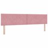 vidaXL Cama tipo Box Spring con colch&oacute;n Rosa 200 x 200 cm Poli&eacute;ster