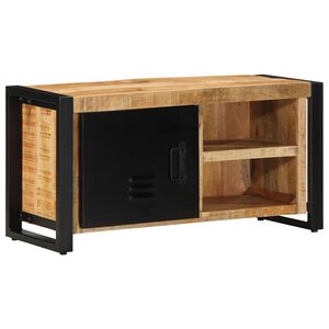 vidaXL Mueble de TV madera maciza de mango rugosa 80x30x40 cm
