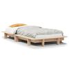 vidaXL Estructura de cama sin colch&oacute;n madera maciza de pino 90x200 cm