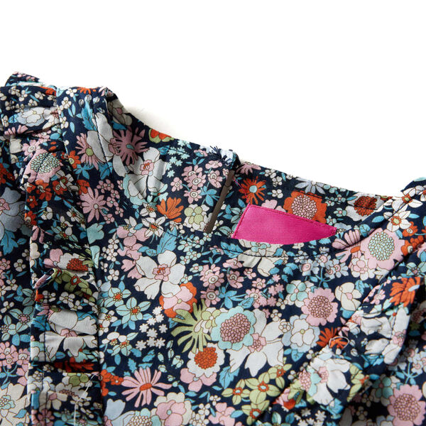 Camisa infantil de manga larga azul oscuro 104