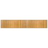 vidaXL Alfombra rectangular bamb&uacute; color natural 60x400 cm