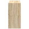 vidaXL Zapateros 2 uds apilables roble sonoma 60x30x30,5 cm