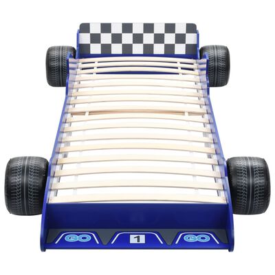 vidaXL Cama con forma de coche de carreras para niños 90x200 cm