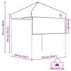 vidaXL Carpa Dosel Manual Verde 194 x 194 x 251 cm tela