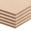 vidaXL Láminas de MDF cuadradas 8 unidades 60x60 cm 12 mm