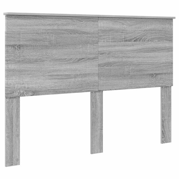 vidaXL Cabecero Gris Sonoma 150 cm Madera contrachapada