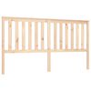 vidaXL Cabecero de cama madera maciza de pino 186x6x101 cm