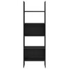 vidaXL Librer&iacute;a Roble Negro 60 x 35 x 180 cm Madera de ingenier&iacute;a