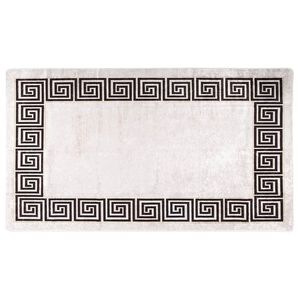 vidaXL Alfombra lavable beige claro 190x300 cm