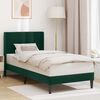 vidaXL Estructura de cama Verde oscuro 80 x 200 cm Terciopelo