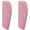 vidaXL Oreja de cabecero Rosa Terciopelo