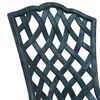 vidaXL Silla de Jardín 2 pcs Verde 39 x 40 x 87 cm Aluminio