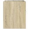 vidaXL Mueble de lavabo de ba&ntilde;o madera roble Sonoma 90x38,5x46 cm