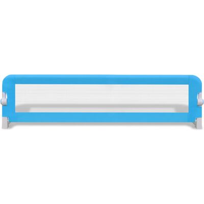 vidaXL Barandilla de seguridad cama de niño 150x42 cm azul