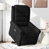 vidaXL Sill&oacute;n reclinable elevable tela negro