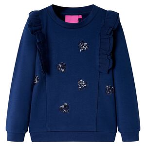 vidaXL Sudadera infantil azul marino 104