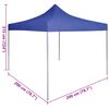 vidaXL Carpa de Fiesta Azul 200 x 200 x 315 cm Tela Oxford