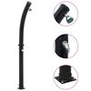 vidaXL Ducha solar negra 214 cm 20 L