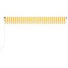 vidaXL Toldo retr&aacute;ctil autom&aacute;tico amarillo y blanco 500x300 cm
