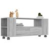 vidaXL Mueble de TV madera contrachapada gris Sonoma 120x35x48 cm