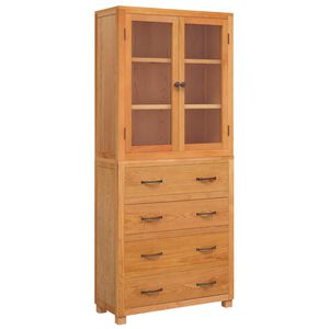 vidaXL Conjunto de Muebles de Almacenaje Marr&oacute;n Madera de ingenier&iacute;a
