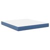 vidaXL Colch&oacute;n de Cama con colch&oacute;n Azul 180 x 200 cm tela