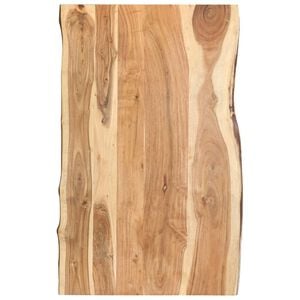 vidaXL Superficie de mesa de madera maciza de acacia 100x(50-60)x3,8 cm