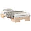 vidaXL Estructura de cama Marr&oacute;n 100 x 200 cm