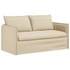 vidaXL Sof&aacute; Crema 156 x 82 x 85 cm tela